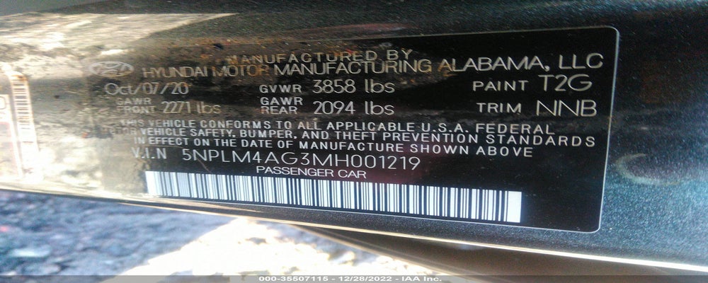 5NPLM4AG3MH001219 2021 HYUNDAI ELANTRA photo no. 9