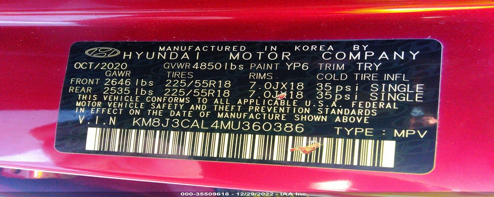 KM8J3CAL4MU360386 2021 HYUNDAI TUCSON photo no. 9