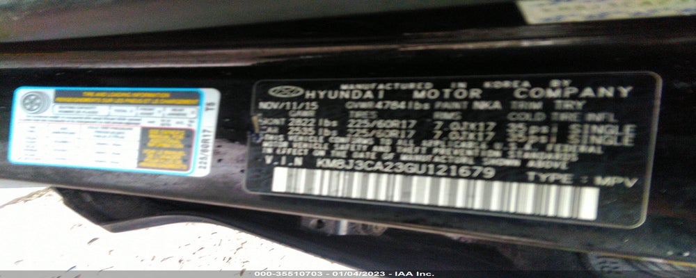 KM8J3CA23GU121679 2016 HYUNDAI TUCSON photo no. 9