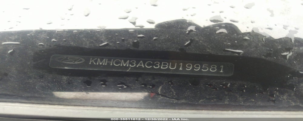 KMHCM3AC3BU199581 2011 HYUNDAI ACCENT photo no. 9