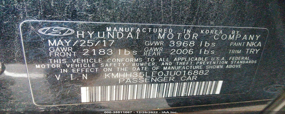 KMHH35LE0JU016882 2018 HYUNDAI ELANTRA GT photo no. 9