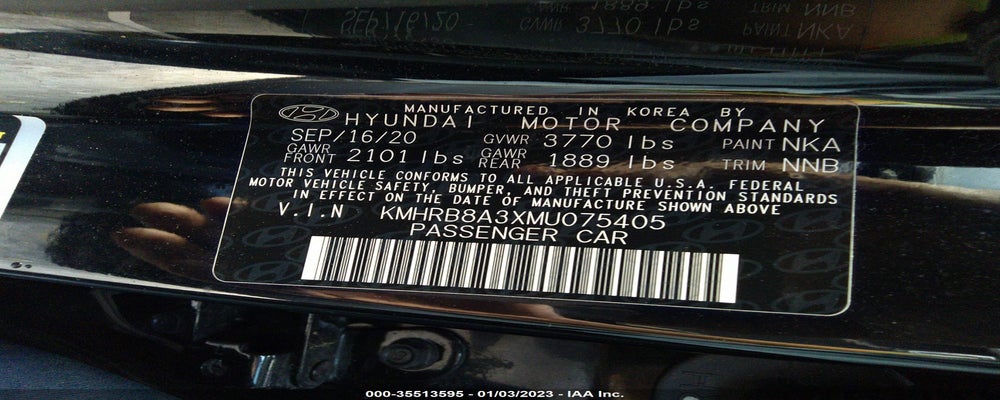 KMHRB8A3XMU075405 2021 HYUNDAI VENUE photo no. 9