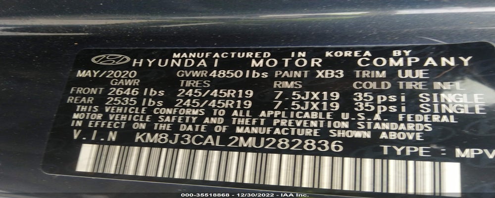 KM8J3CAL2MU282836 2021 HYUNDAI TUCSON photo no. 9