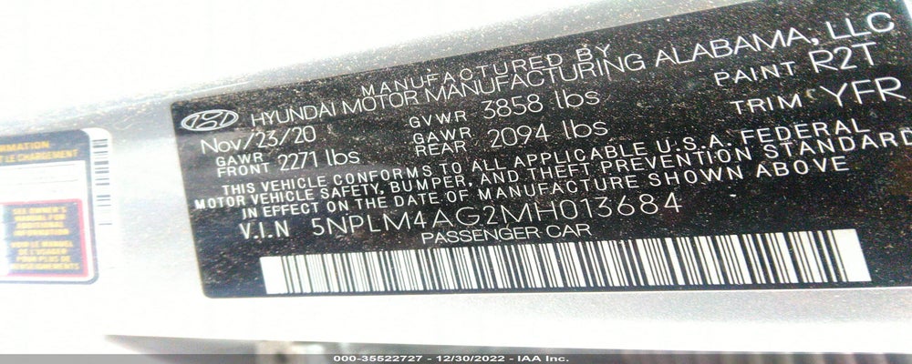 5NPLM4AG2MH013684 2021 HYUNDAI ELANTRA photo no. 9