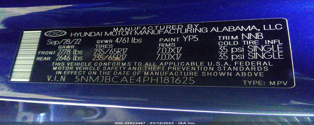 5NMJBCAE4PH181625 2023 HYUNDAI TUCSON photo no. 9