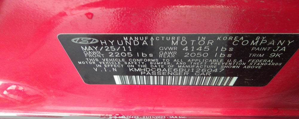 KMHDC8AE6BU126047 2011 HYUNDAI ELANTRA TOURING photo no. 9