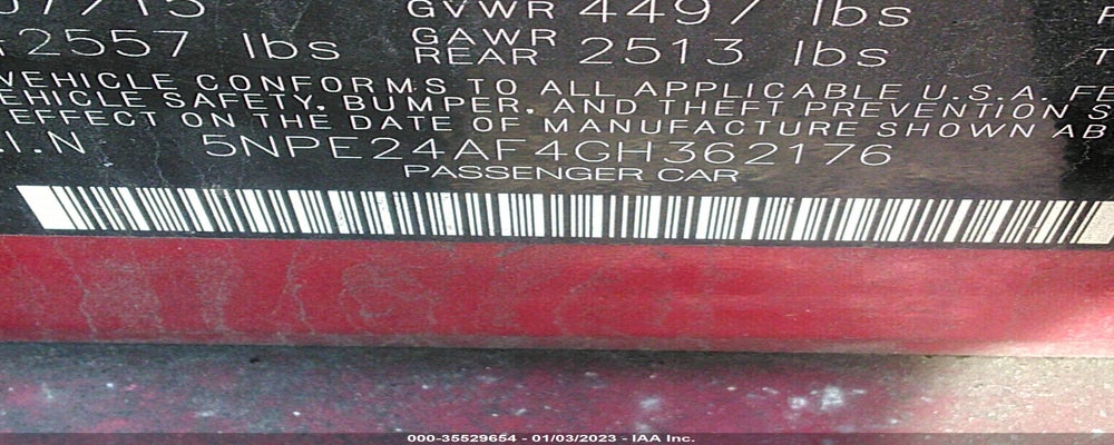 5NPE24AF4GH362176 2016 HYUNDAI SONATA photo no. 9