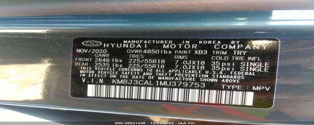 KM8J3CAL1MU379753 2021 HYUNDAI TUCSON photo no. 9