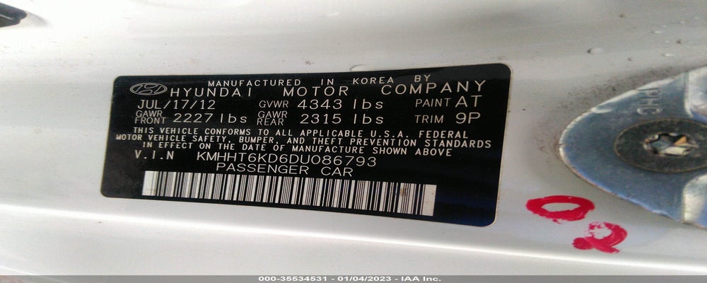 KMHHT6KD6DU086793 2013 HYUNDAI GENESIS COUPE photo no. 9