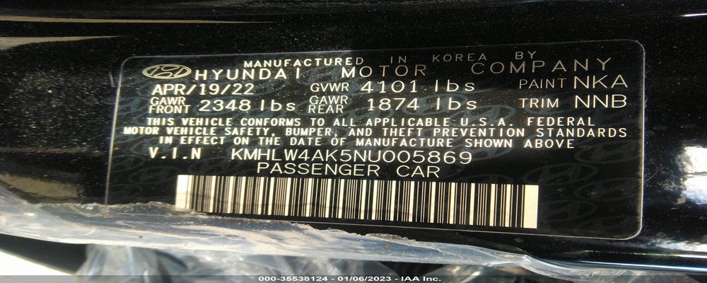 KMHLW4AK5NU005869 2022 HYUNDAI ELANTRA N photo no. 9