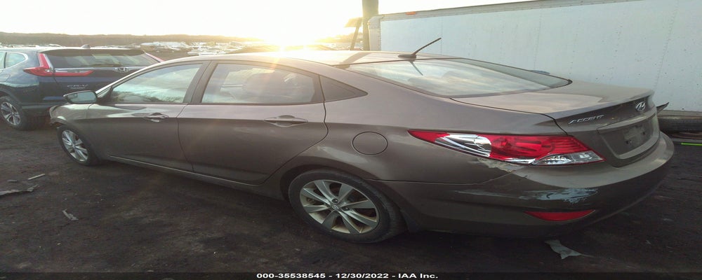 KMHCU4AE1EU614909 2014 HYUNDAI ACCENT photo no. 3