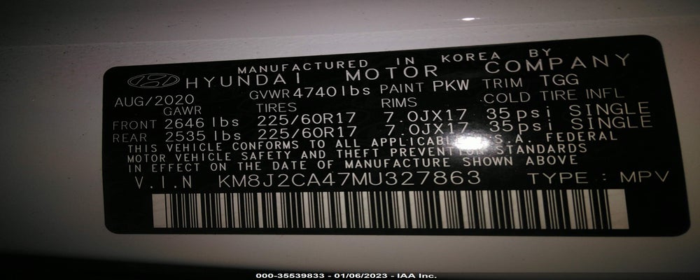 KM8J2CA47MU327863 2021 HYUNDAI TUCSON photo no. 9