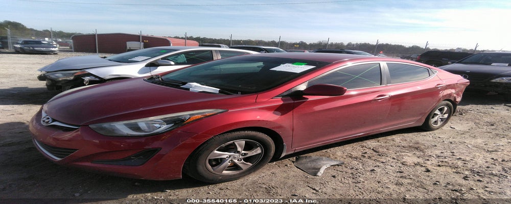 5NPDH4AEXEH534435 2014 HYUNDAI ELANTRA photo no. 2