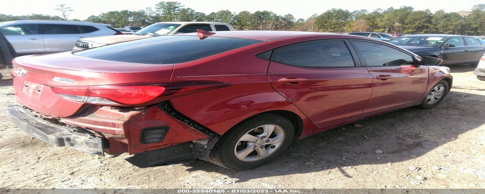 5NPDH4AEXEH534435 2014 HYUNDAI ELANTRA photo no. 4