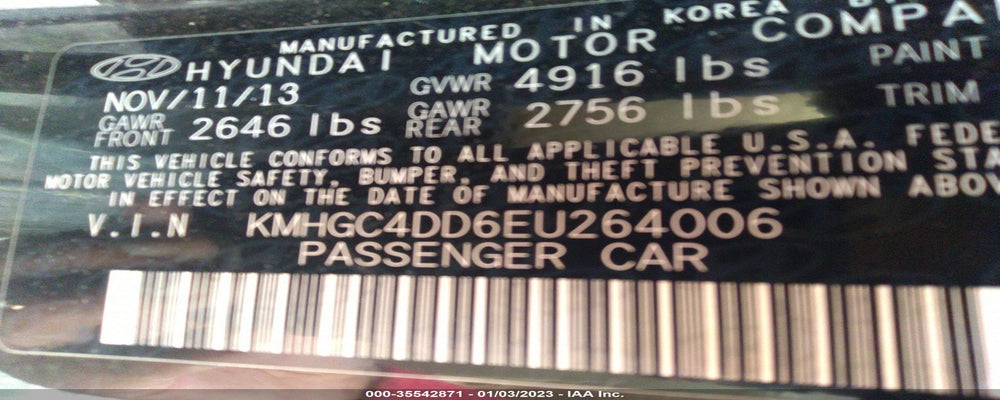KMHGC4DD6EU264006 2014 HYUNDAI GENESIS photo no. 9