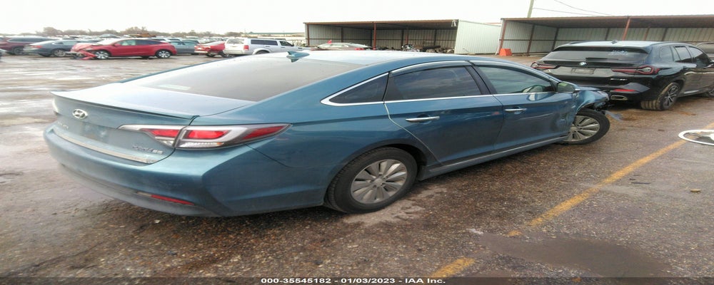 KMHE24L18GA012909 2016 HYUNDAI SONATA HYBRID photo no. 4