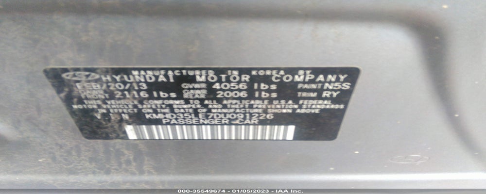 KMHD35LE7DU091226 2013 HYUNDAI ELANTRA GT photo no. 9