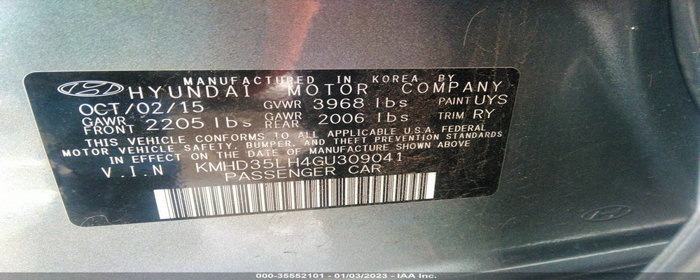 KMHD35LH4GU309041 2016 HYUNDAI ELANTRA GT photo no. 9