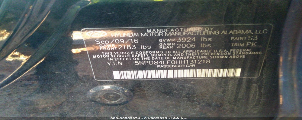 5NPD84LF0HH131218 2017 HYUNDAI ELANTRA photo no. 9