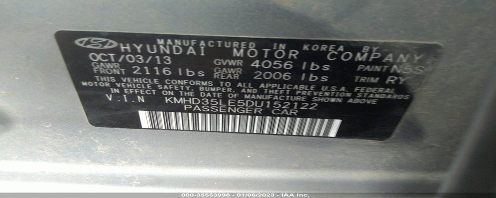 KMHD35LE5DU152122 2013 HYUNDAI ELANTRA GT photo no. 9