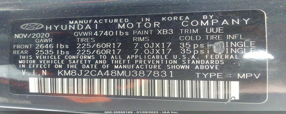 KM8J2CA48MU387831 2021 HYUNDAI TUCSON photo no. 9