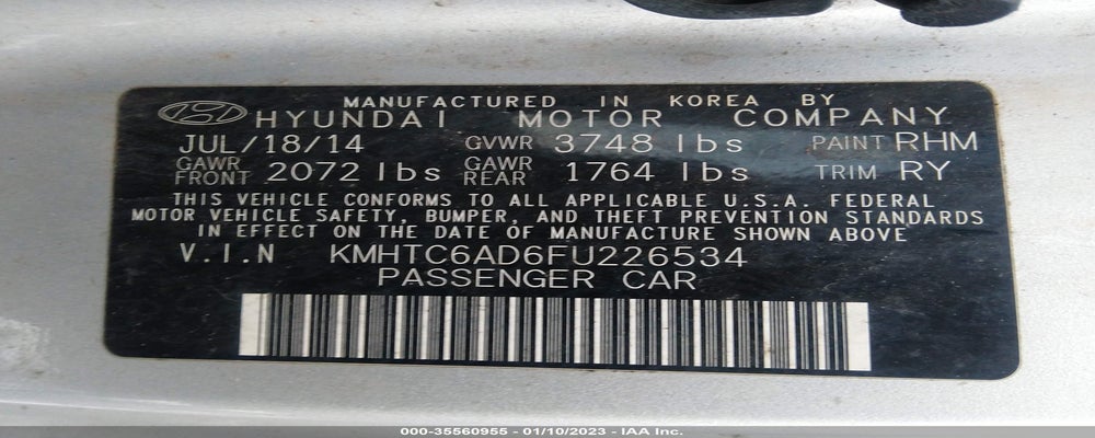 KMHTC6AD6FU226534 2015 HYUNDAI VELOSTER photo no. 9