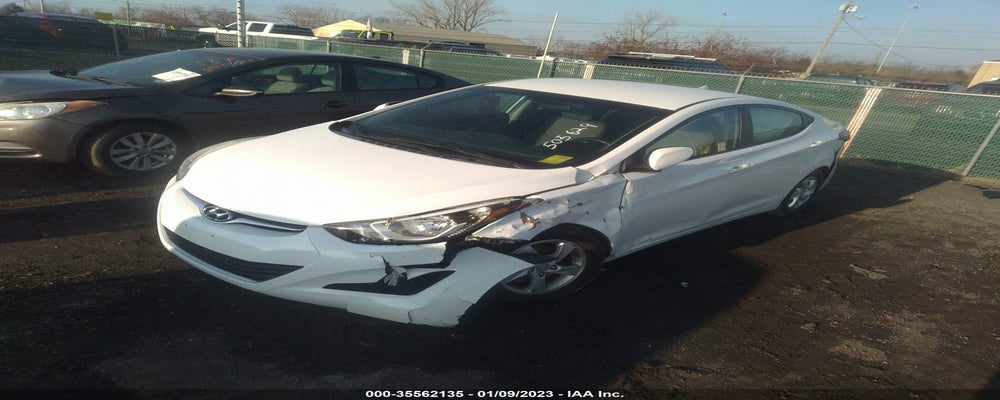 5NPDH4AEXEH505629 2014 HYUNDAI ELANTRA photo no. 2