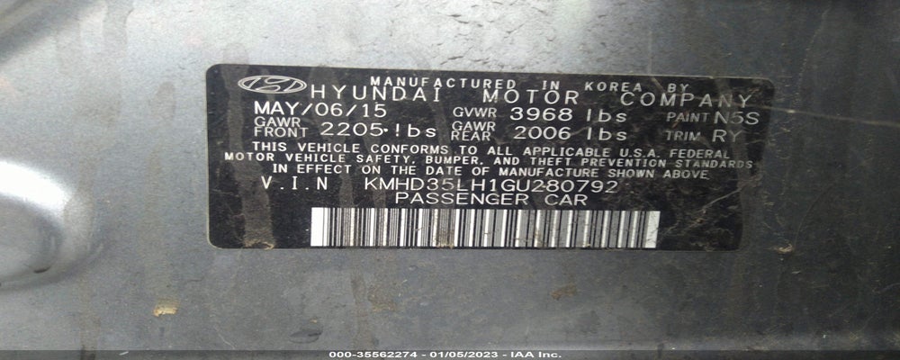KMHD35LH1GU280792 2016 HYUNDAI ELANTRA GT photo no. 9