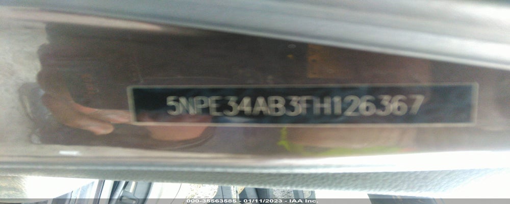 5NPE34AB3FH126367 2015 HYUNDAI SONATA photo no. 9