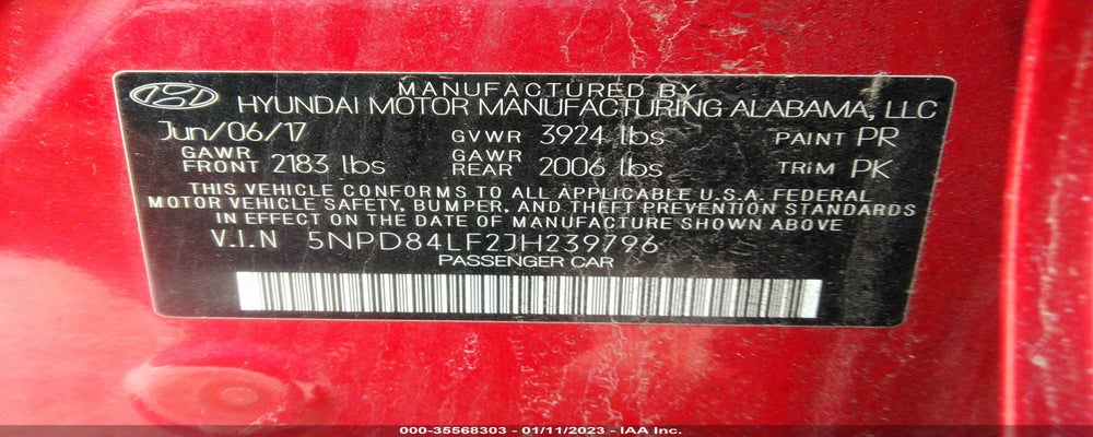 5NPD84LF2JH239796 2018 HYUNDAI ELANTRA photo no. 9