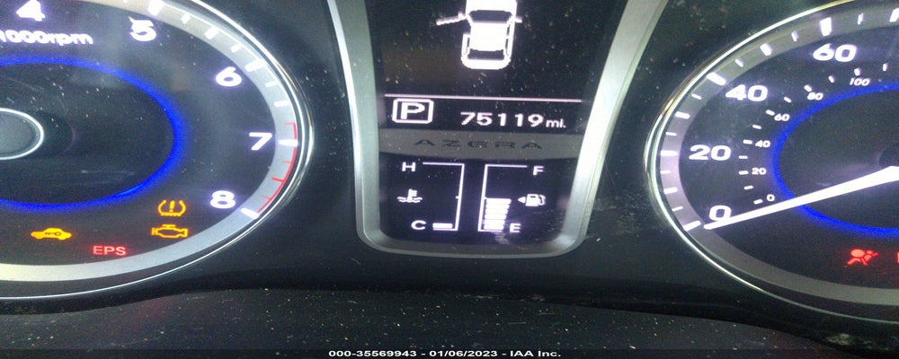 KMHFH4JG6CA182951 2012 HYUNDAI AZERA photo no. 7