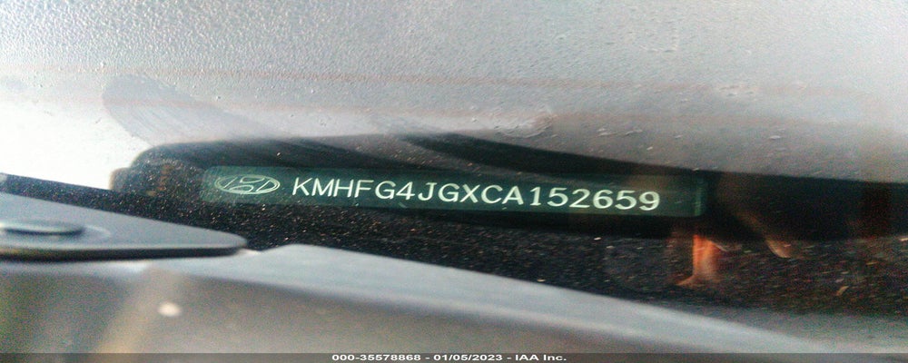 KMHFG4JGXCA152659 2012 HYUNDAI AZERA photo no. 9