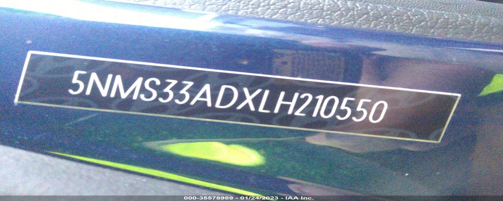 5NMS33ADXLH210550 2020 HYUNDAI SANTA FE photo no. 9