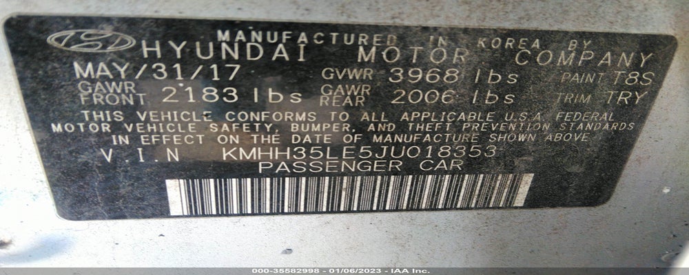 KMHH35LE5JU018353 2018 HYUNDAI ELANTRA GT photo no. 9