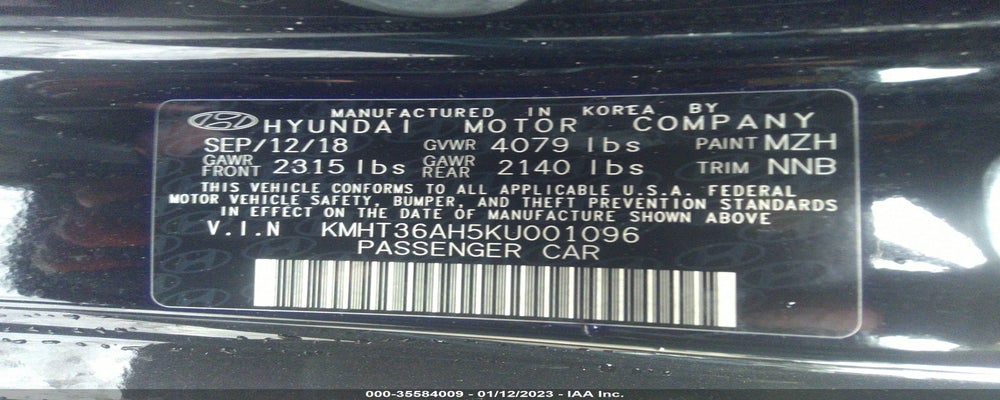 KMHT36AH5KU001096 2019 HYUNDAI VELOSTER photo no. 9