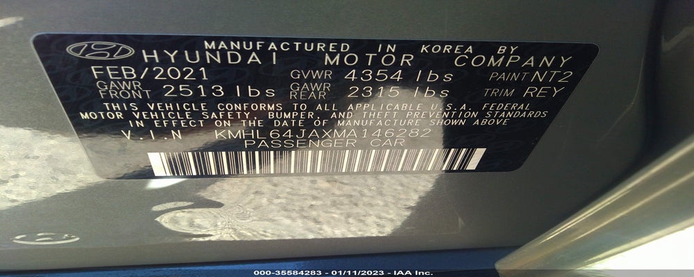 KMHL64JAXMA146282 2021 HYUNDAI SONATA photo no. 9