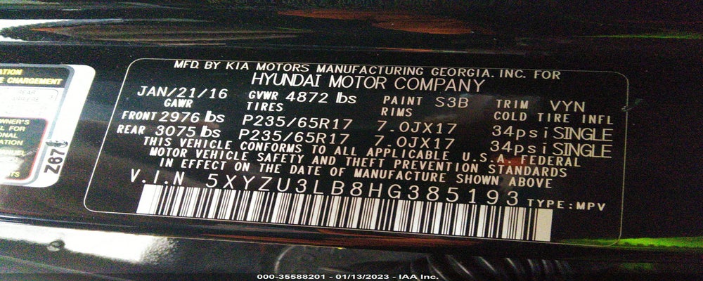 5XYZU3LB8HG385193 2017 HYUNDAI SANTA FE SPORT photo no. 9