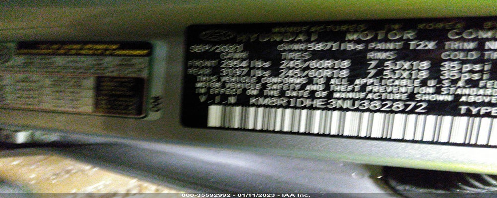 KM8R1DHE3NU382872 2022 HYUNDAI PALISADE photo no. 9