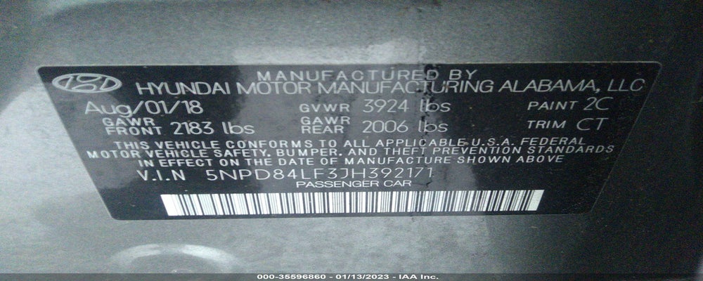 5NPD84LF3JH392171 2018 HYUNDAI ELANTRA photo no. 9