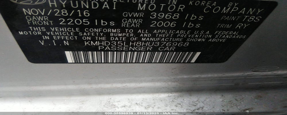 KMHD35LH8HU376968 2017 HYUNDAI ELANTRA GT photo no. 9