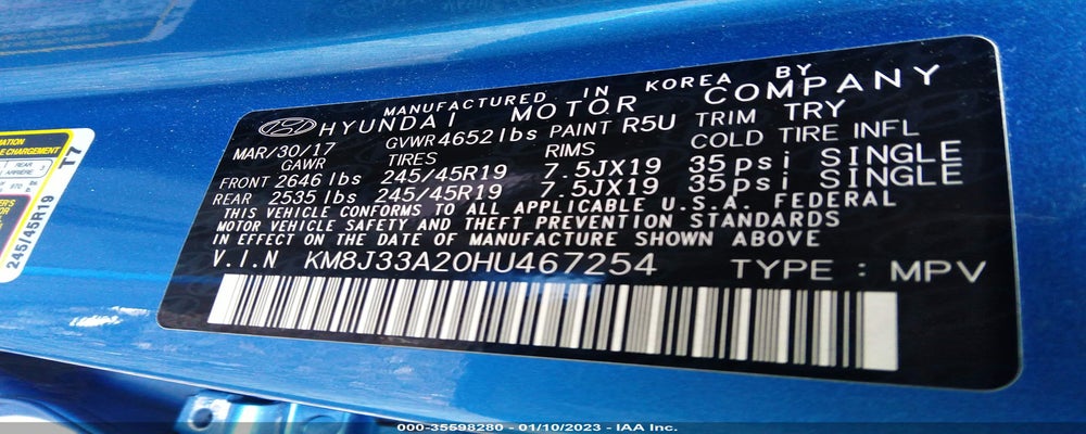 KM8J33A20HU467254 2017 HYUNDAI TUCSON photo no. 9