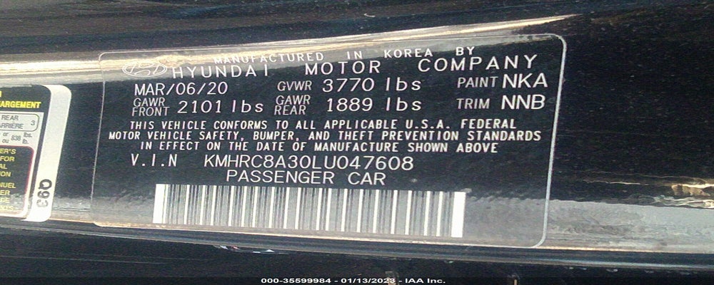 KMHRC8A30LU047608 2020 HYUNDAI VENUE photo no. 9