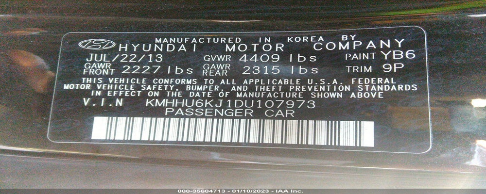 KMHHU6KJ1DU107973 2013 HYUNDAI GENESIS COUPE photo no. 9