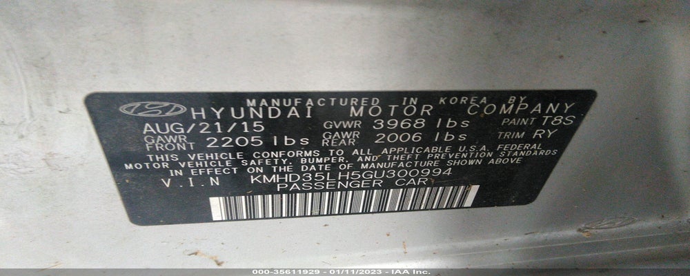 KMHD35LH5GU300994 2016 HYUNDAI ELANTRA GT photo no. 9