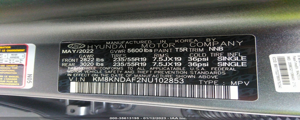 KM8KNDAF2NU102853 2022 HYUNDAI IONIQ 5 photo no. 9