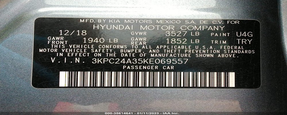 3KPC24A35KE069557 2019 HYUNDAI ACCENT photo no. 9