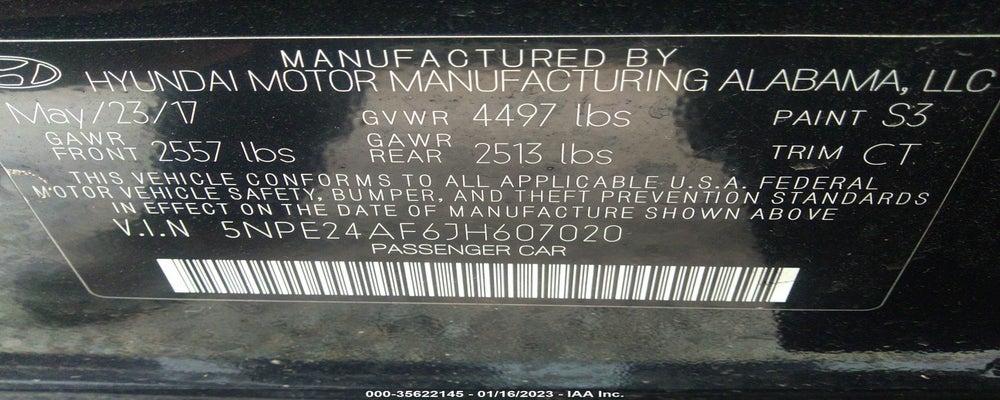 5NPE24AF6JH607020 2018 HYUNDAI SONATA photo no. 9