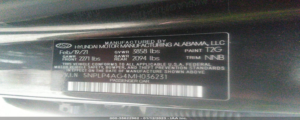 5NPLP4AG4MH036231 2021 HYUNDAI ELANTRA photo no. 9