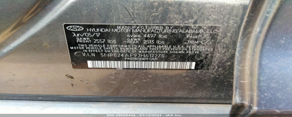 5NPE24AF9JH612275 2018 HYUNDAI SONATA photo no. 9