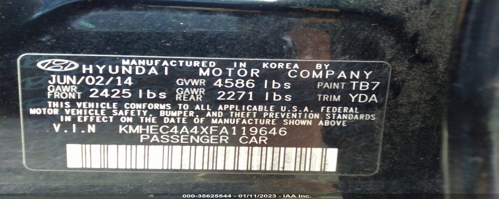 KMHEC4A4XFA119646 2015 HYUNDAI SONATA HYBRID photo no. 9